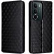 Чехол Deexe Rhombus Book для Realme C71 - Black (384900B)