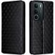 Чохол Deexe Rhombus Book для Realme C71 - Black (384900B). Фото 1 з 6