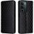 Чохол Deexe Rhombus Book для Realme C71 - Black: фото 1 з 6