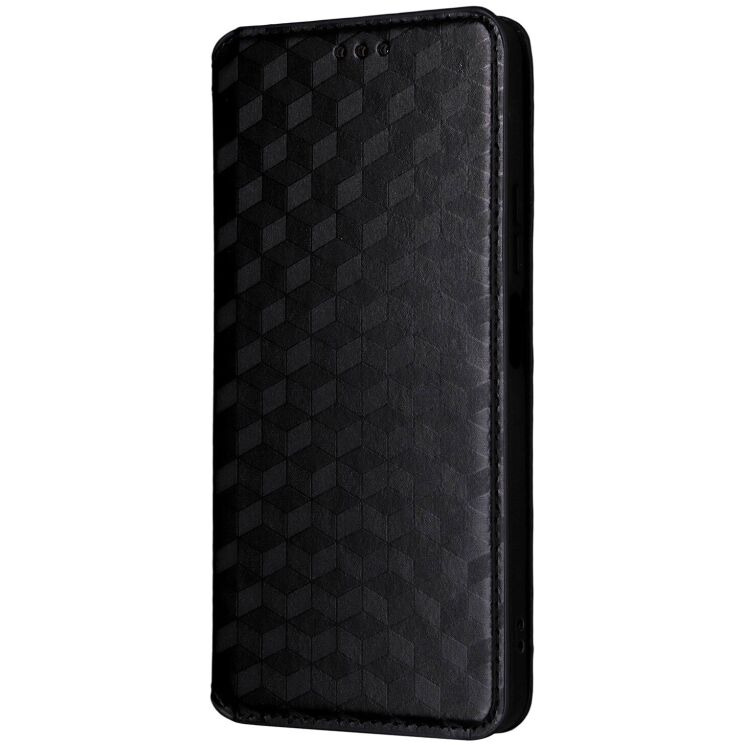 Чохол Deexe Rhombus Book для Realme C71 - Black: фото 5 з 6
