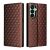 Чехол Deexe Rhombus Book для Samsung Galaxy A27 (A276) - Brown: фото 1 из 7