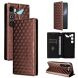 Чехол Deexe Rhombus Book для ZTE Nubia Neo 5 GT - Brown (432003Z). Фото 6 из 8