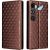 Чехол Deexe Rhombus Book для ZTE Nubia Neo 5 GT - Brown: фото 1 из 8