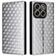 Чехол Deexe Rhombus Book для ZTE Nubia V70 - Silver (381500S)