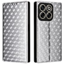Чехол Deexe Rhombus Book для ZTE Nubia V70 - Silver: фото 1 из 7