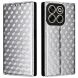 Чехол Deexe Rhombus Book для ZTE Nubia V70 - Silver (381500S). Фото 1 из 7