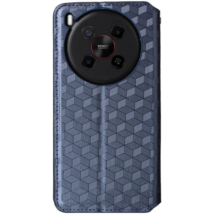 Чехол Deexe Rhombus Book для ZTE Nubia V70 Max - Blue: фото 7 из 10