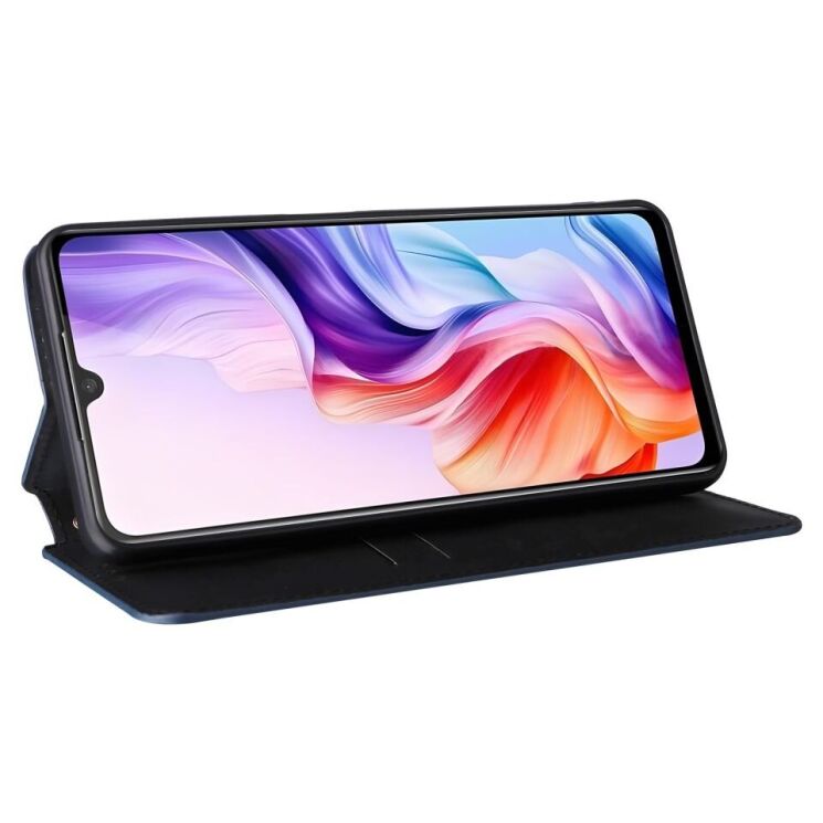 Чехол Deexe Rhombus Book для ZTE Nubia V70 Max - Blue: фото 4 из 10