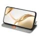 Чехол Deexe Rhombus Wallet для Honor 200 - Grey (364143H). Фото 3 из 9