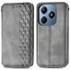 Чохол Deexe Rhombus Wallet для Realme C63 - Grey (359726H). Фото 1 з 10