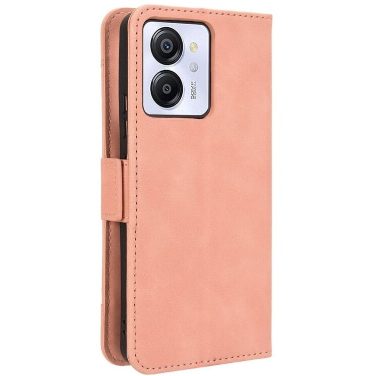 Чехол Deexe Wallet Stand для Blackview Color 8 / Oscal Modern 8 - Pink: фото 6 из 7