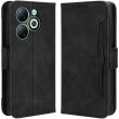 Чехол Deexe Wallet Stand для Infinix Smart 8 - Black (344100B)