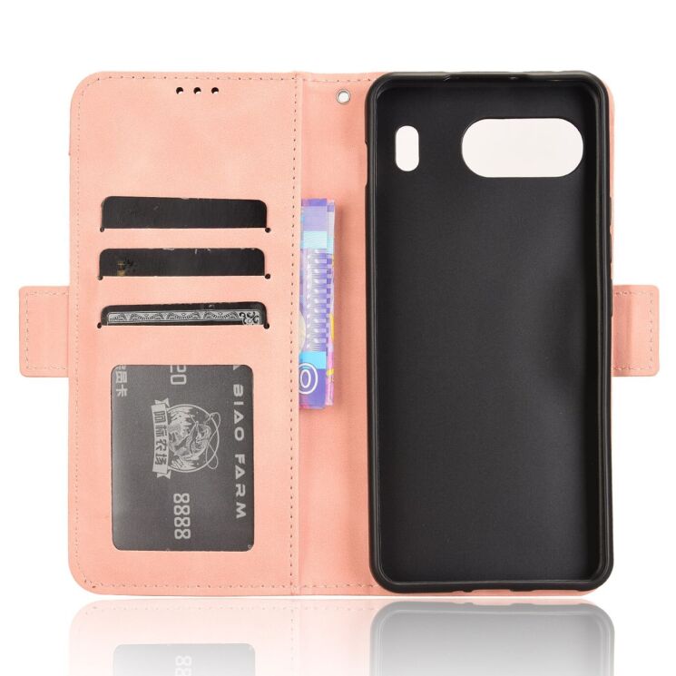 Чохол Deexe Wallet Stand для OnePlus Nord 4 - Pink: фото 5 з 7