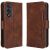 Чехол Deexe Wallet Stand для OnePlus Nord 5 / Ace 5 Ultra - Brown: фото 1 из 15