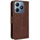 Чехол Deexe Wallet Stand для Realme C63 / C61 / Note 60x - Brown (359732Z). Фото 7 из 7