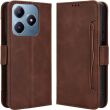 Чехол Deexe Wallet Stand для Realme C63 / C61 / Note 60x - Brown (359732Z)