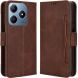 Чехол Deexe Wallet Stand для Realme C63 / C61 / Note 60x - Brown (359732Z). Фото 1 из 7