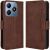Чехол Deexe Wallet Stand для Realme C63 / C61 / Note 60x - Brown: фото 1 из 7