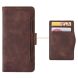 Чехол Deexe Wallet Stand для Realme C63 / C61 / Note 60x - Brown (359732Z). Фото 6 из 7