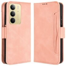 Чехол Deexe Wallet Stand для Realme C75 - Pink: фото 1 из 7