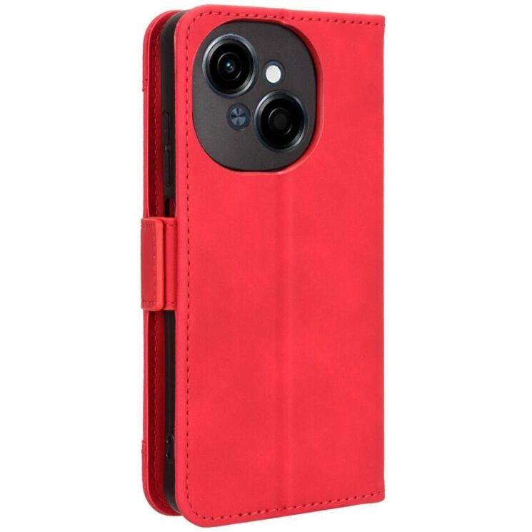 Чехол Deexe Wallet Stand для TECNO Spark Go 1 - Red: фото 6 из 7
