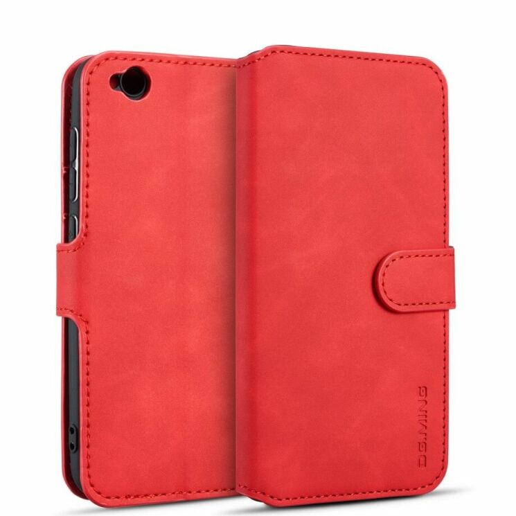 Чохол DG.MING Retro Style для Xiaomi Redmi Go - Red: фото 1 з 5