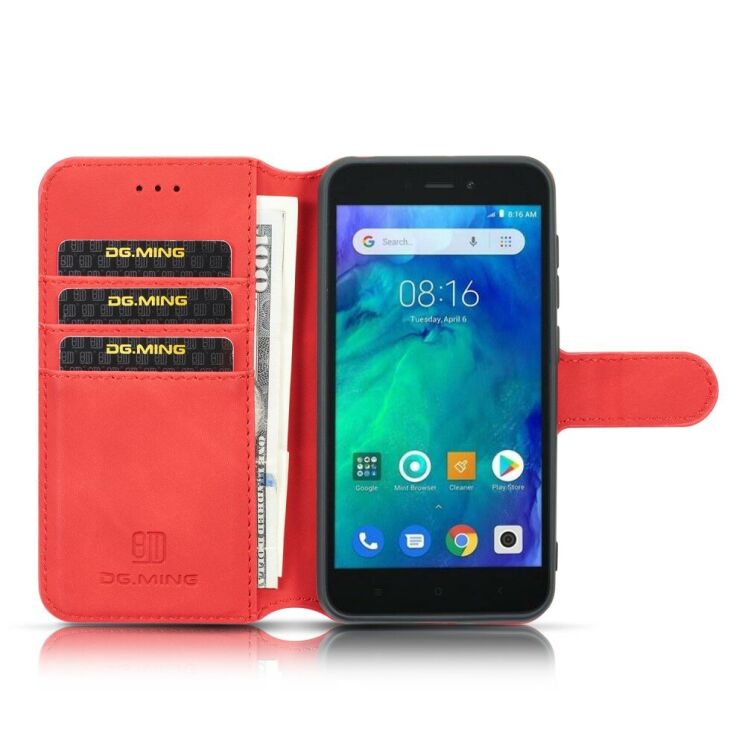 Чохол DG.MING Retro Style для Xiaomi Redmi Go - Red: фото 4 з 5