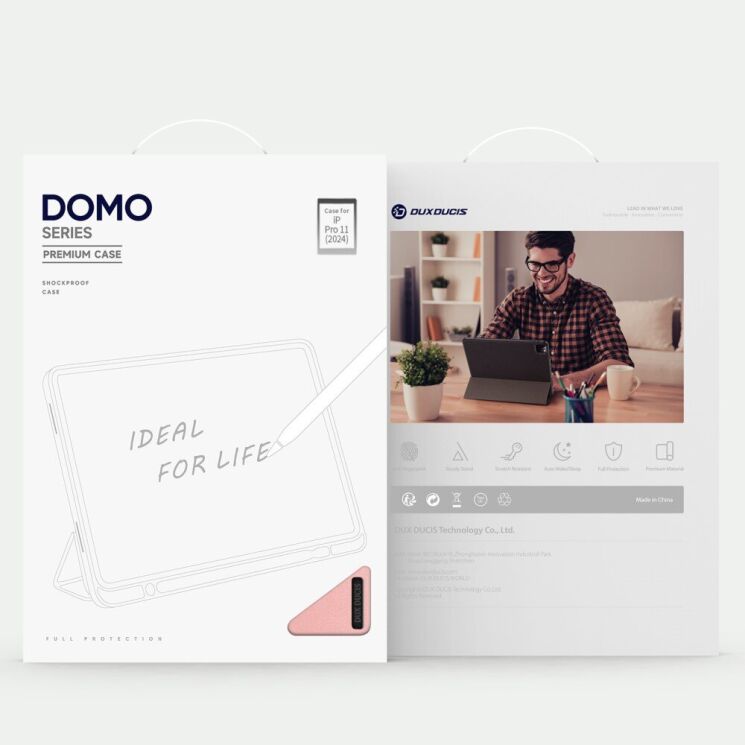 Чехол DUX DUCIS Domo Series для Apple iPad Pro 11 (2024) - Black: фото 12 из 12