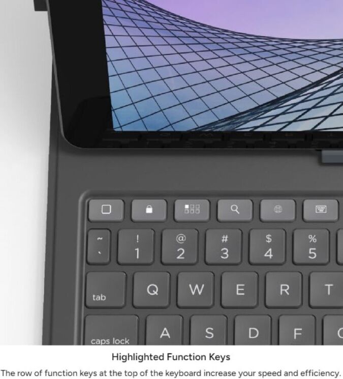 Чехол-клавиатура ZAGG Messenger Folio 2 для Apple iPad 10.2 7/8/9 Gen (2019/2020/2021) / iPad Air 3 10.5 (2019) 103006575 - Black: фото 8 из 11