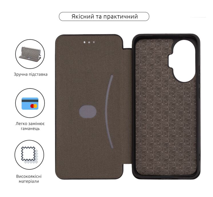 Чехол-книжка ArmorStandart G-Case для Xiaomi Poco F7 - Black: фото 3 из 3