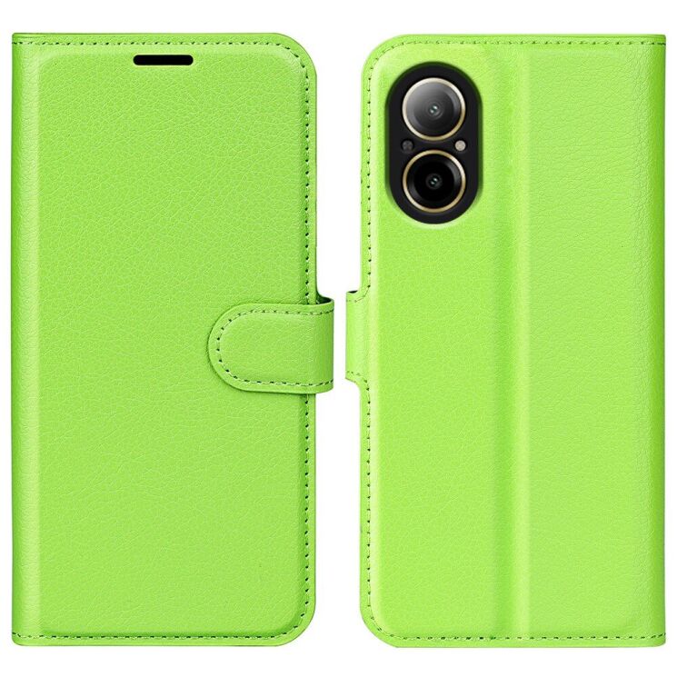 Чехол-книжка Deexe Book Type для Realme C67 - Green: фото 1 из 7