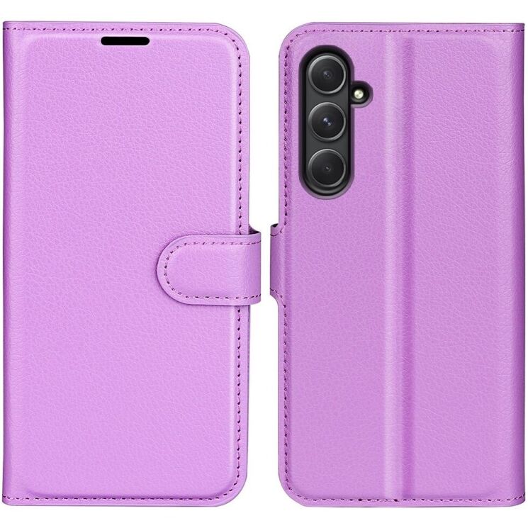 Чехол-книжка Deexe Book Type для Samsung Galaxy A55 (A556) - Purple: фото 1 из 8