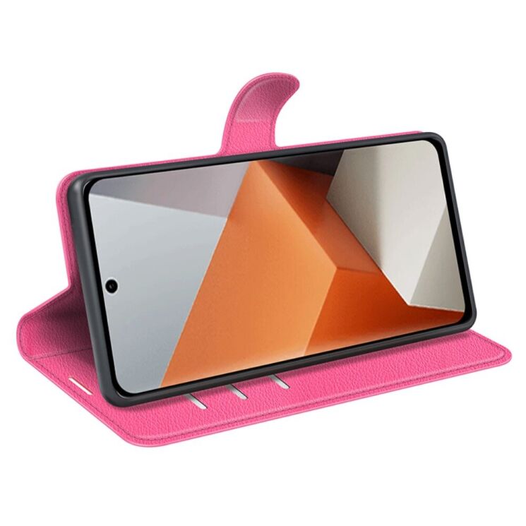 Чехол-книжка Deexe Book Type для Xiaomi Redmi Note 13 Pro+ - Rose: фото 3 из 5