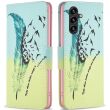 Чехол-книжка Deexe Color Wallet для Samsung Galaxy A56 (A566) - Feather and Birds (372103I)
