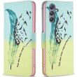Чехол-книжка Deexe Color Wallet для Samsung Galaxy M34 (M346) - Feather and Birds (336104I)