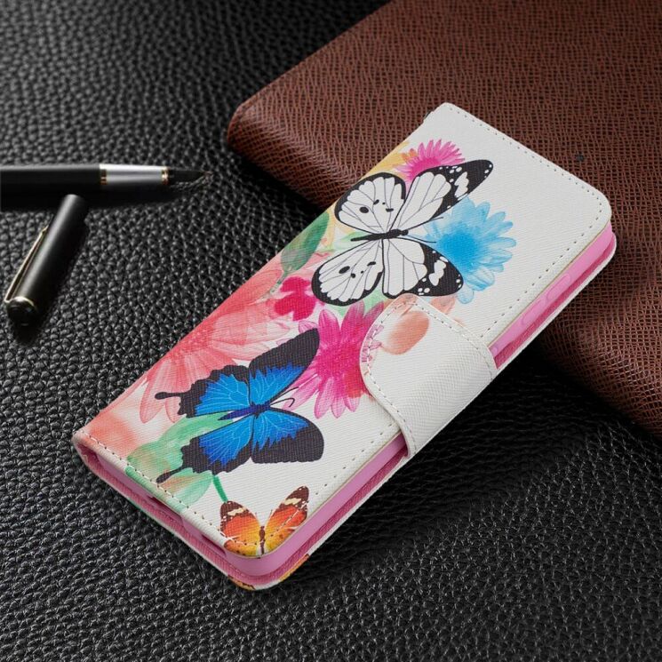 Чехол-книжка Deexe Color Wallet для Samsung Galaxy S21 (G991) - Two Butterfly: фото 5 из 9