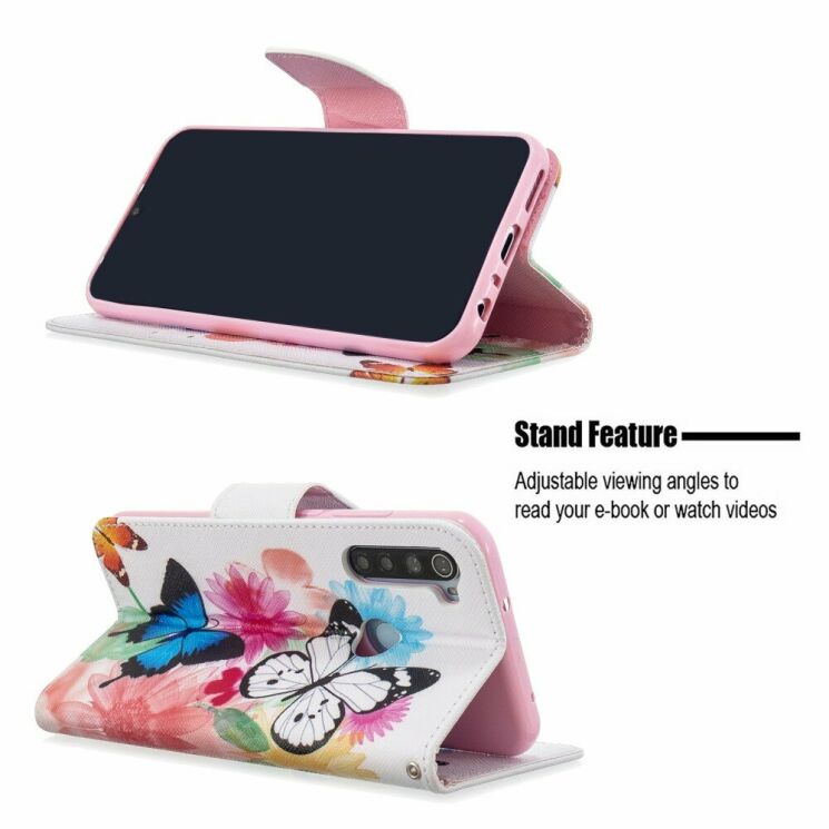 Чохол-книжка Deexe Color Wallet для Xiaomi Redmi Note 8T - Vivid Butterflies: фото 5 з 8