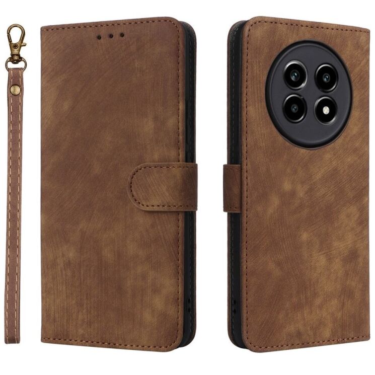 Чехол-книжка Deexe Delta Book для Realme 13 Plus - Brown: фото 1 из 7