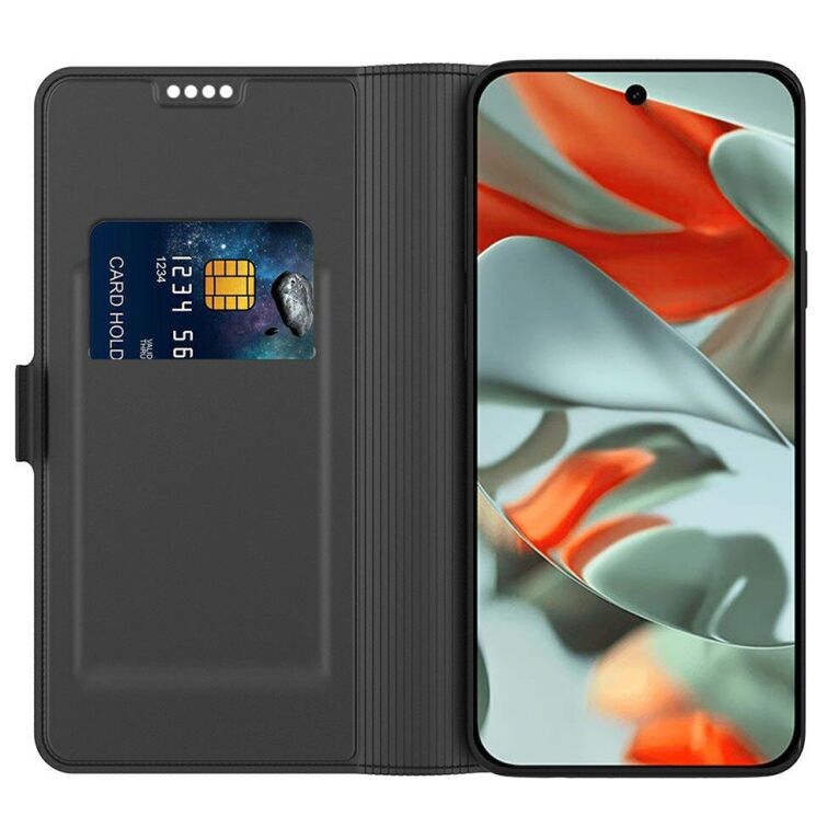 Чехол-книжка Deexe Faro Wallet для Google Pixel 10a - Black: фото 2 из 7