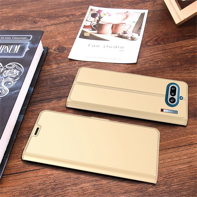 Чехол-книжка Deexe Faro Wallet для Nothing Phone (4a) - Black: фото 7 из 7