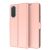 Чехол-книжка Deexe Faro Wallet для Samsung Galaxy S26 FE - Rose Gold: фото 1 из 7