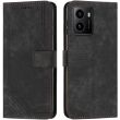 Чехол-книжка Deexe Lines Series для HMD Pulse / Pulse Pro / Pulse Plus - Black (354414B)