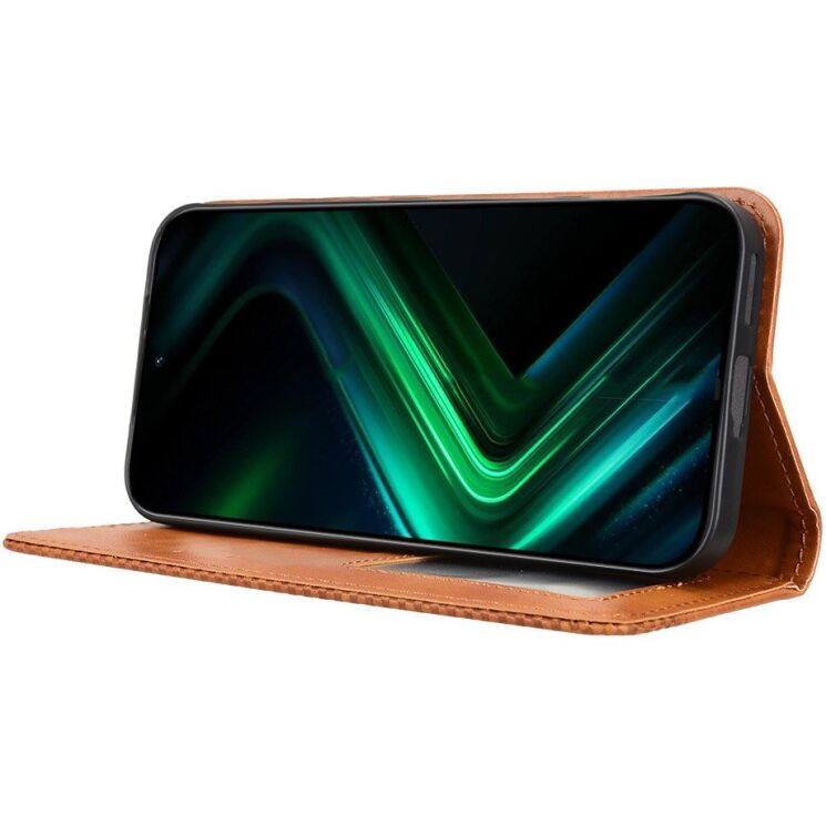 Чехол-книжка Deexe Retro Style для Infinix GT 50 Pro - Brown (422402Z) Чехол-книжка Deexe Retro Style для Infinix GT 50 Pro - Brown: фото 7 из 19