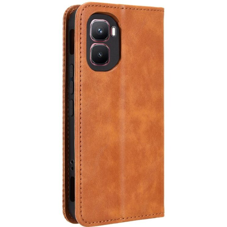 Чехол-книжка Deexe Retro Style для Infinix GT 50 Pro - Brown (422402Z) Чехол-книжка Deexe Retro Style для Infinix GT 50 Pro - Brown: фото 8 из 19