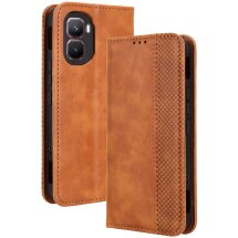 Чехол-книжка Deexe Retro Style для Infinix GT 50 Pro - Brown: фото 1 из 19