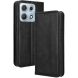 Чехол-книжка Deexe Retro Style для Motorola Edge 70 Max - Black (435506B). Фото 1 из 18