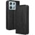 Чехол-книжка Deexe Retro Style для Motorola Edge 70 Max - Black: фото 1 из 18