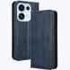 Чехол-книжка Deexe Retro Style для OPPO Reno 16 / 16 Pro - Blue (413201L). Фото 1 из 18