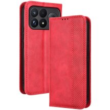 Чехол-книжка Deexe Retro Style для Xiaomi Poco F9 Ultra - Red: фото 1 из 20
