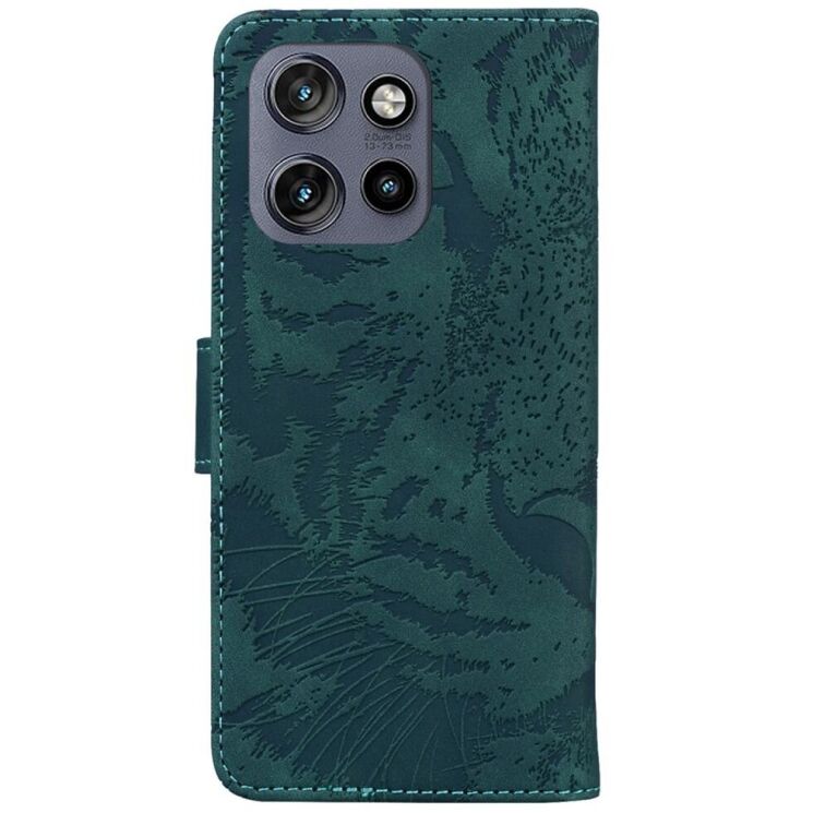 Чехол-книжка Deexe Tiger для Motorola Edge 50 Neo - Green: фото 6 из 7